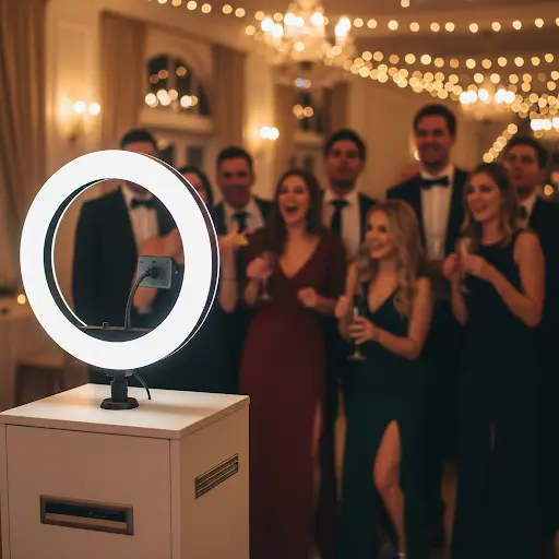 Fotobox mit Sofortdruck auf einer Feier